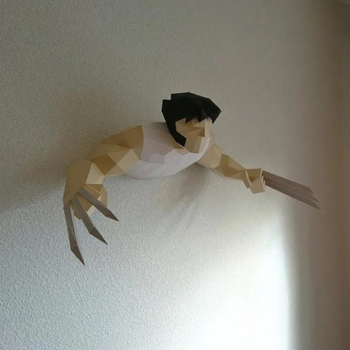 Wolverine Busto Craft Papercraft Papel Paper Pdf