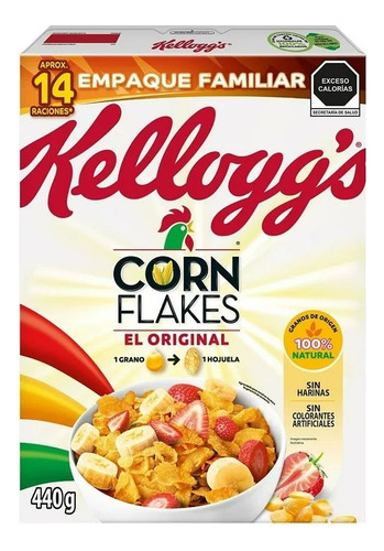 2 Pza Cereal Kellogg's Corn Flakes 440 G