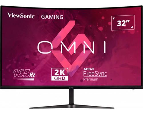 Monitor Viewsonic 32  Curvo Ips 165hz Vx3218c-2k Tranza