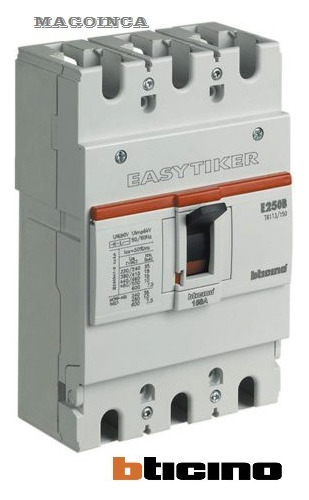 Breaker Industrial 3x250 Bticino Easytiker 