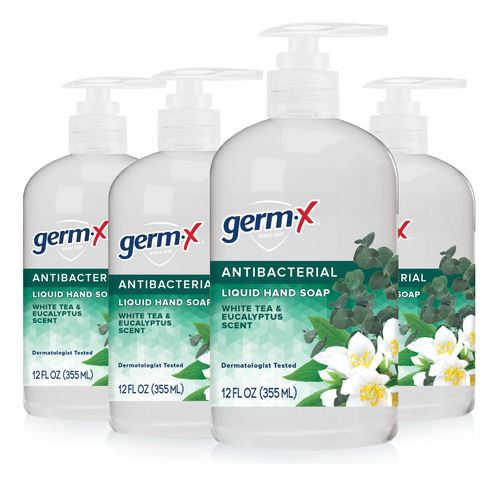 Germ-x Jabon De Manos Antibacteriano, Liquido Hidratante Par