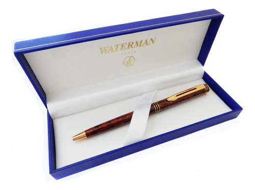 Bolígrafo Waterman Exclusive Origen Francia Color Cognac