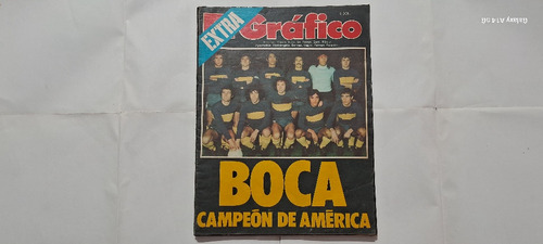 El Gráfico Boca Campeón De América 1977. Edición Extra