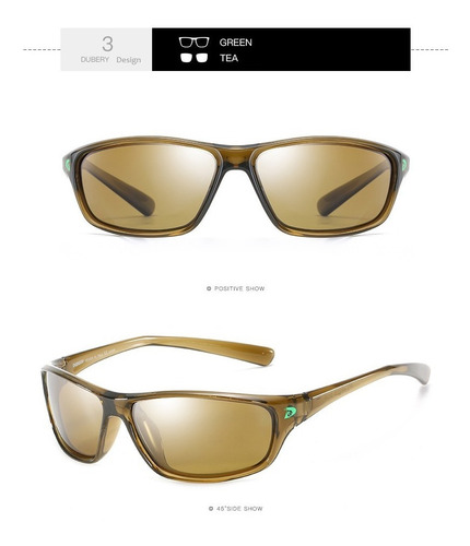 Imagen 3 de 3 de Lentes De Sol Marca Dubery Uv 400 Polarizados