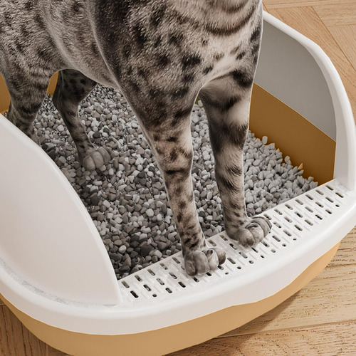 Cajas De Arena Para Gatos Gatos De Interior Bedpan Rosa S