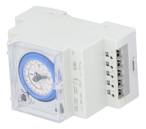 . Temporizador Mecánico Time 24 Horas Din Rail Power