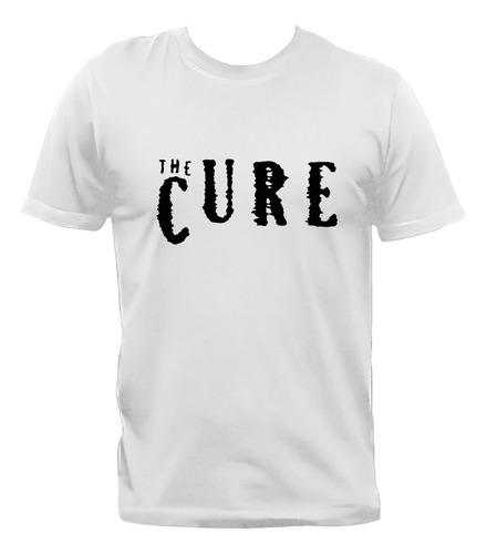 Remera The Cure Rock Logo 1 Algodón Premium