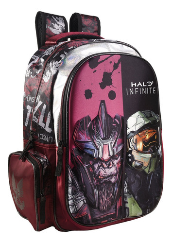 Mochila Halo Infinite Primaria 3d 100% Original