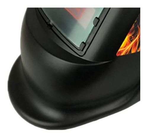 Mascara Solda Capacete Lente Escurecimento Automático Escudo Cor Preta