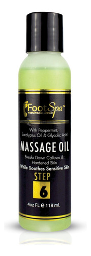 Foot Spa - Aceite De Masaje, Con Rbol De T, Menta Pimienta,