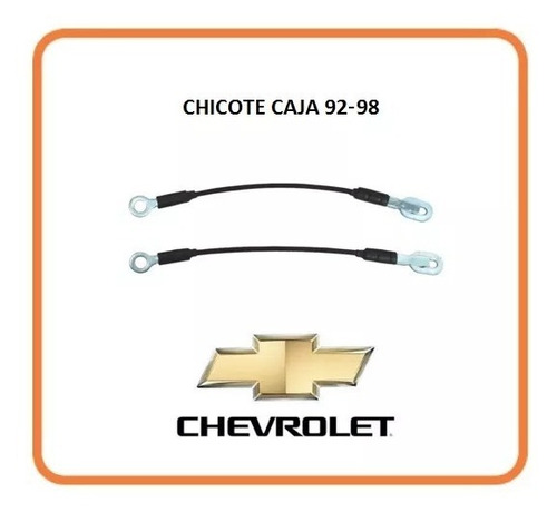 Chicotes De Caja Batea Para Camioneta Chevrolet 1992 A 1998