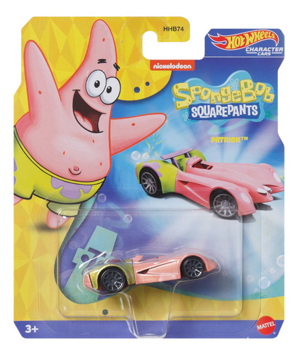 Hot Wheels Characters Cars Spongebob  - Patrick 1/64