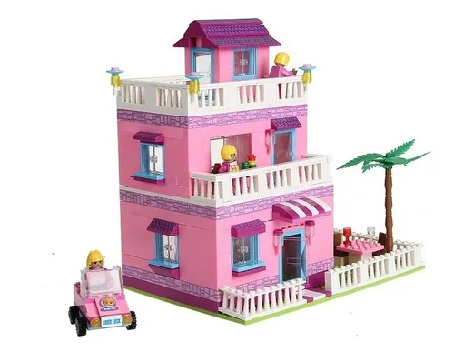 Juguete Casa En Bloques Marca Ausini 24902