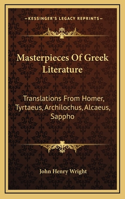 Libro Masterpieces Of Greek Literature: Translations From...