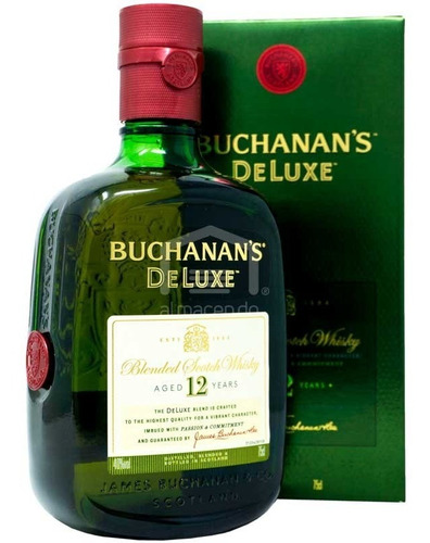 Whisky Buchanans De Luxe 12 Años Escocés 750 Ml