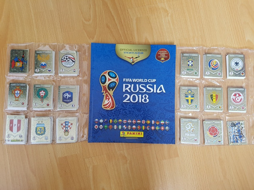 Álbum Lleno Panini Rusia 2018 Todas Las Láminas Para Pegar