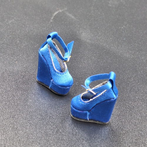 Sapato Azul Royal Boneca Integrity Nu Face Poppy Fr