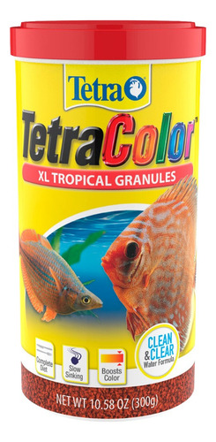 Comida Para Peces Tetra Color Granulado 75gr Discos Ciclidos