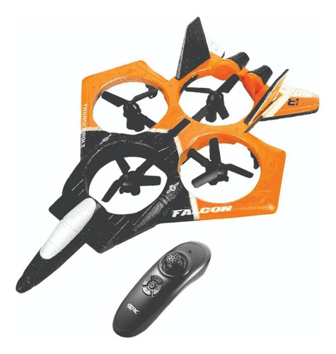 Avión De Espuma Con Control Remoto Drone Jet Con Cámara 2.4g