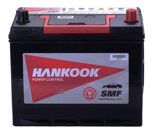 Batería Hankook 70ah Mf80d26l 600cca Solo Santiago