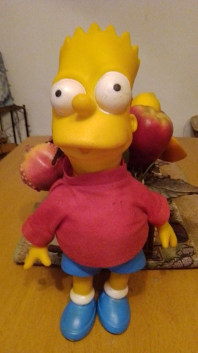 Figura Bart Simpson Plástico Bootleg México 30cm Vintage 90s