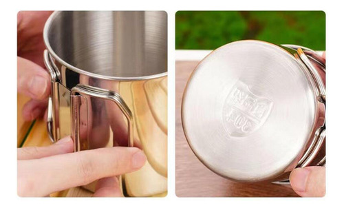 Vaso De Camping De Acero Inoxidable, Vasos Ligeros 260ml