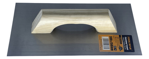 Llana Lisa Metalica 30 X 15 Cm Tipo Canto Recto Toolmak
