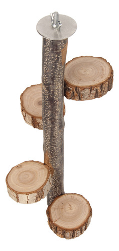 Soporte De Plataforma De Madera Para Colgar Pájaros, Troncos