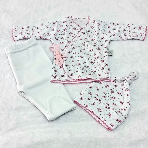 Bebe Prematuro Ajuar Gorrito Batita Pantalón 2 A 3k