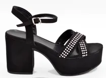 Comprar Sandalia  Mujer Fiesta Con Plataforma Zapato Tiras Cruzadas