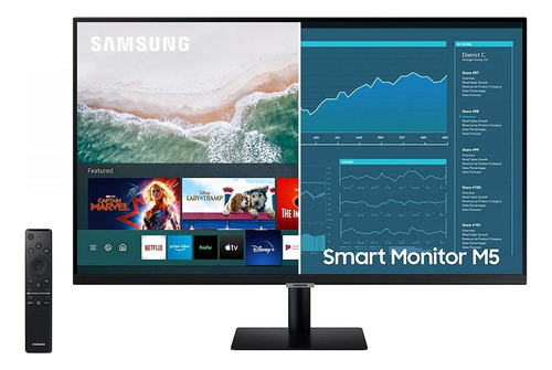 Monitor Smart Samsung 27'' Ls27am500nlx Full Hd 60hz