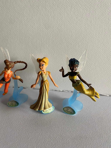 Set De Figuras Tinkerbell Y Amigas Disney Store (Usado)