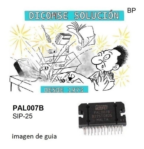 Circuito Integrado Pal007b Mosfet Sip-25