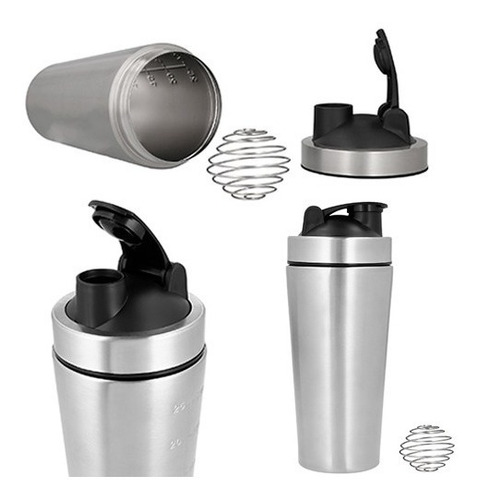 Imagen 1 de 1 de Paquete De 10 Shaker De Acero Inoxidable Con Medidor