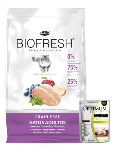 Alimento Biofresh Gatos Adultos 1,5 Kg + Promo!