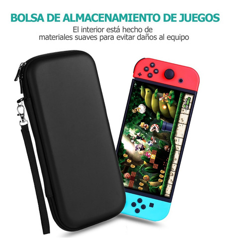 Kit De Accesorios Para Nintendo Switch 16 En 1 Con Funda