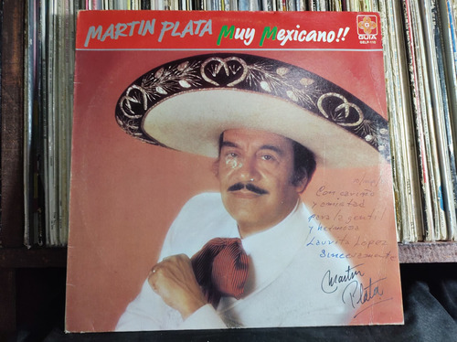 Martin Plata Muy Mexicano Vinilo Lp Acetato Vinyl