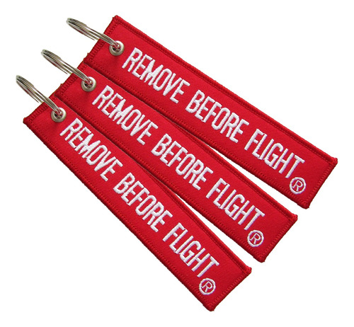 3 Llaveros  Remove Before Flight ® Combo