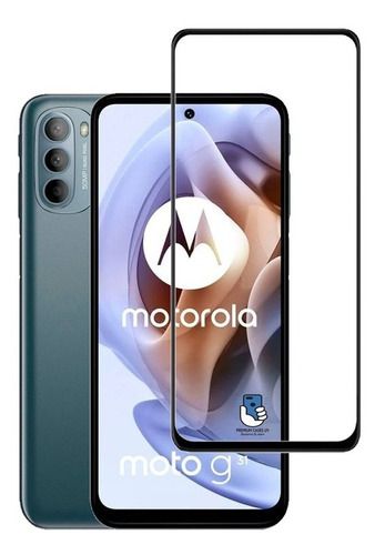 Vidrio Templado Motorola G31 Cubre Y Pega Toda La Pantalla