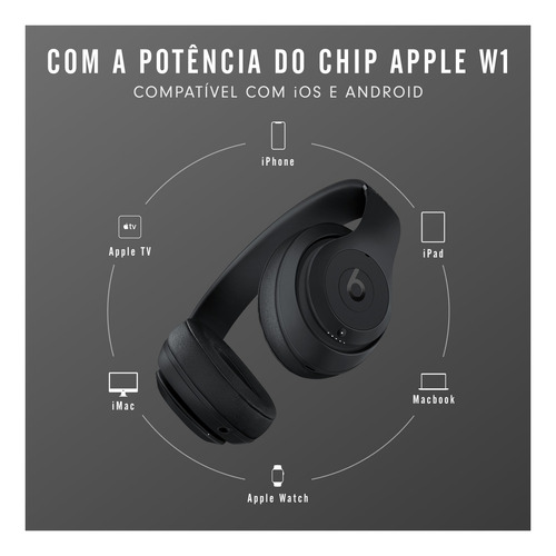 Fone Beats Studio³ Wireless - Matte Black