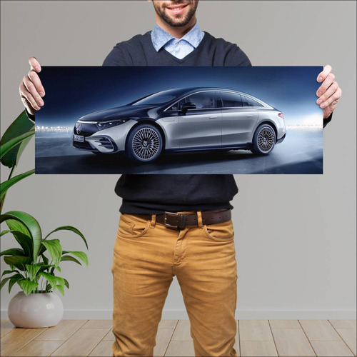 Cuadro 30x80cm Auto 2021 Mercedes Benz Eqs Editi 540