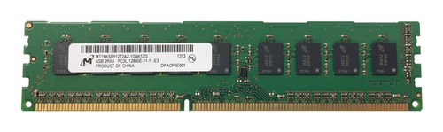 Memoria Ram Ecc Unbuffered Color Verde 4gb 1 Micron Mt18ksf51272az 1g6k1zg