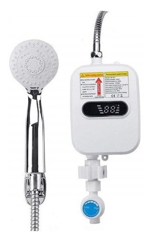 Imagen 2 de 7 de Mini Calentador De Agua Para Ducha Calefactor Para Baño
