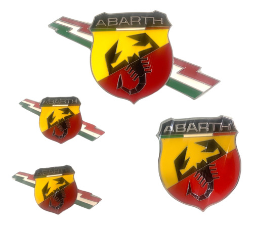 Kit Abarth Emblemas Adheribles