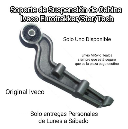 Soporte Suspensión De Cabina Iveco Eurotrakker/star/tech