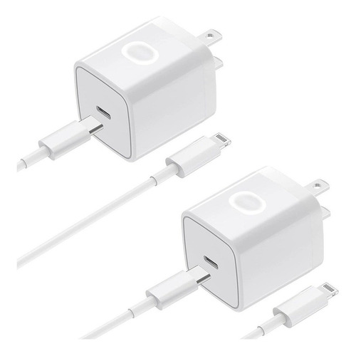 Cargador Rápido Para iPhone [apple Mfi Certified] 20w Pd Tip