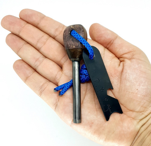 Pederneira De Sobrevivência Maciça Customizada Artesanal