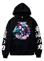Comprar Blusa Moletom Demon Slayer Tanjiro E Nezuko Kamado Anime