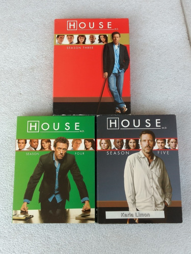 Dvd Dr. House Temporada 3, 4 Y 5