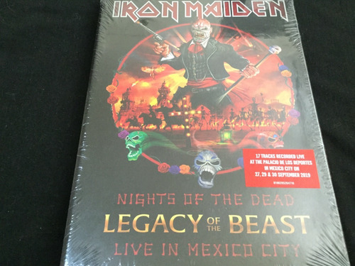 Iron Maiden Legacy Of The Beast Live In Mexico Importado D6